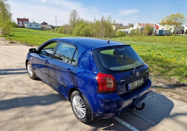 Toyota Corolla cena 4700 przebieg: 258000, rok produkcji 2003 z Żelechów małe 106